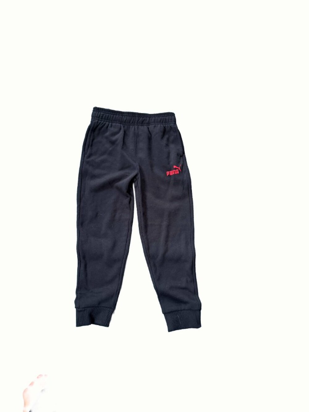 NWT PUMA Kids Size 6 Red Hoodie & Black Jogger 2 Piece Fleece Set $46 Retail - Picture 2 of 9